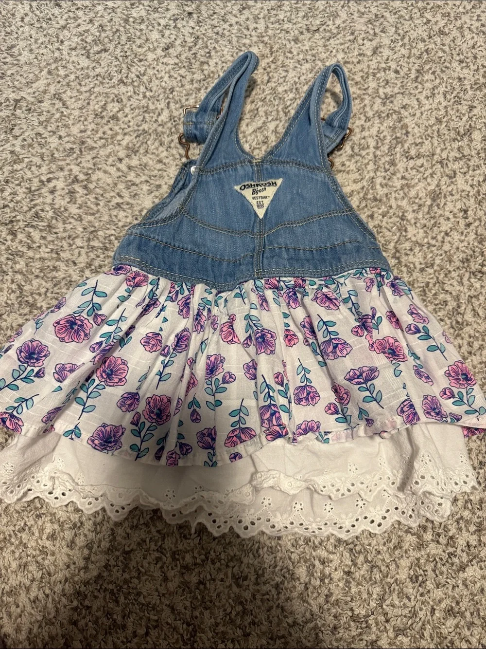 OshKosh B'gosh overalls skirt